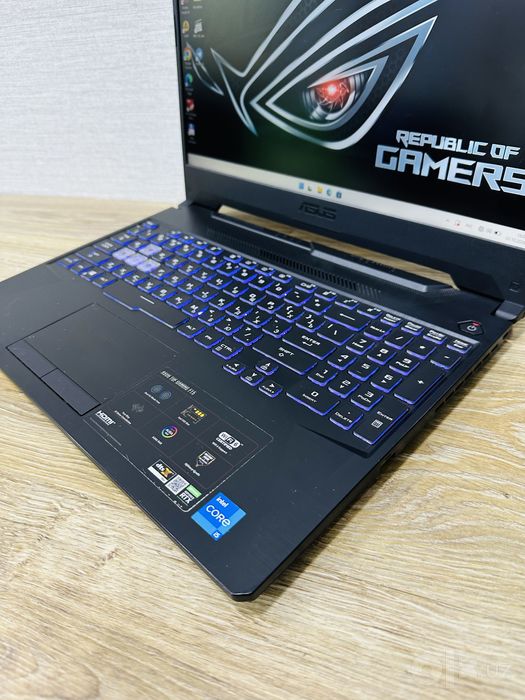 ASUS TUF CORE I5-11Gen+RTX3050 Мощный, Игровой ноутбук для Игр и IT
