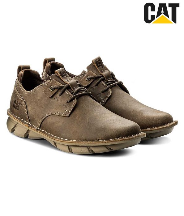 Мокасины кожаные, мужские туфли оригинал CAT Caterpillar [39-44]