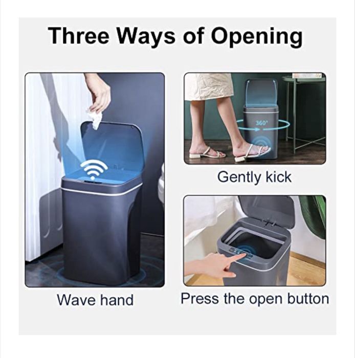 Интелигентен кош за боклук със сензор