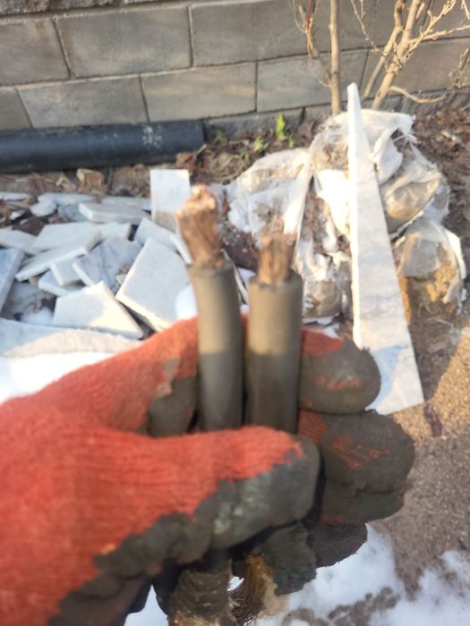 Сварочный кабель б/у, почти новый..