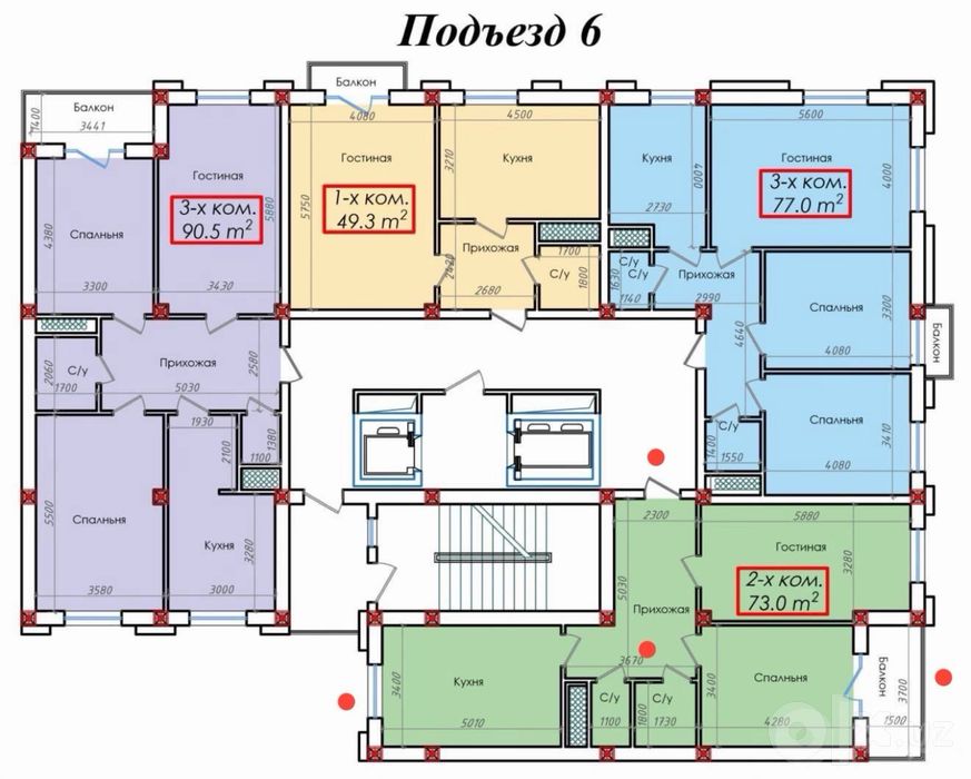 Ор-р: Бодомзор Масжид Продаётся квартира в Новостройке ЖК Dream House