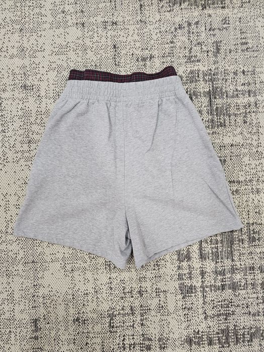 Balenciaga double waist shorts grey