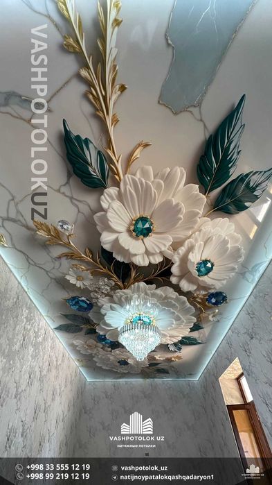 Натяжные потолки Natyajnoy patalok, Гарантия 20-лет