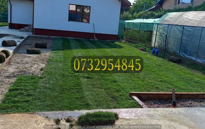 Montaj Gazon Rulou – Transformă-ți Curtea în 24h