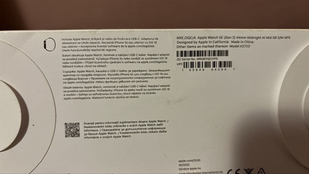 Apple Watch  in garantie