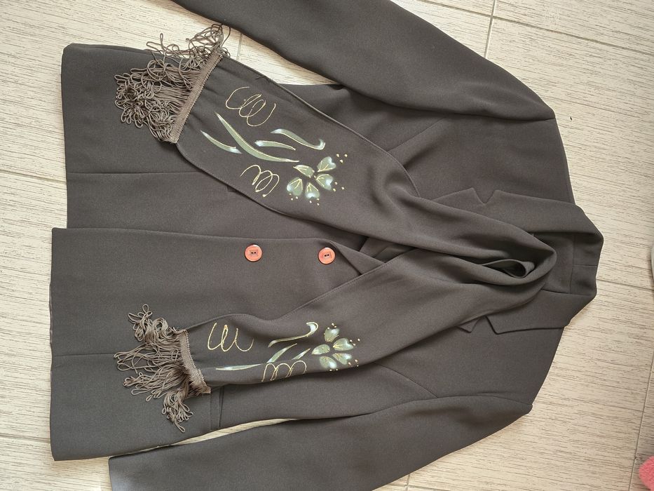 Costum dama 3 piese Sacou, fusta, pantaloni