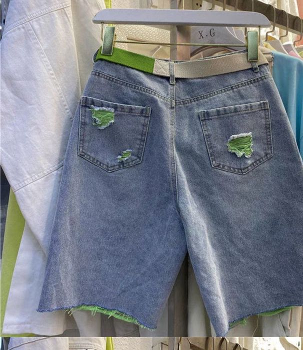 Джинсовые шорты- рванки 165000 сум