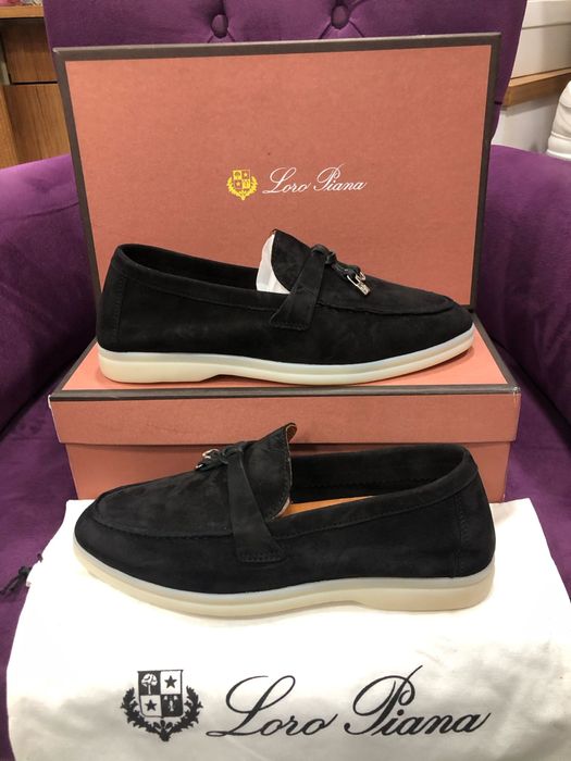 Mocasini piele Loro Piana