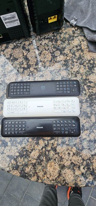 Telecomanda samsung solara metalica philips cu tastatura