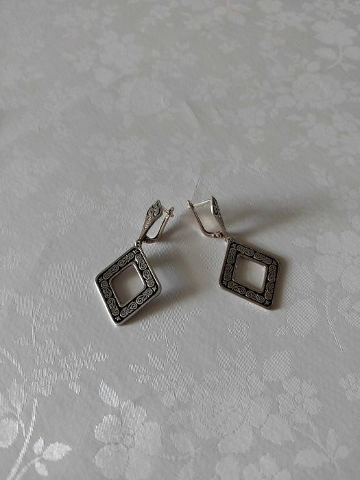 Серьги из серебра 925 пробы