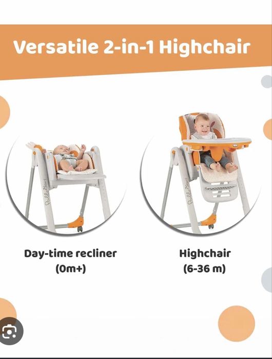 Стол за хранене Chicco Polly 2 start