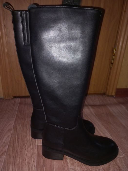 Сапоги  высокие демисезонные