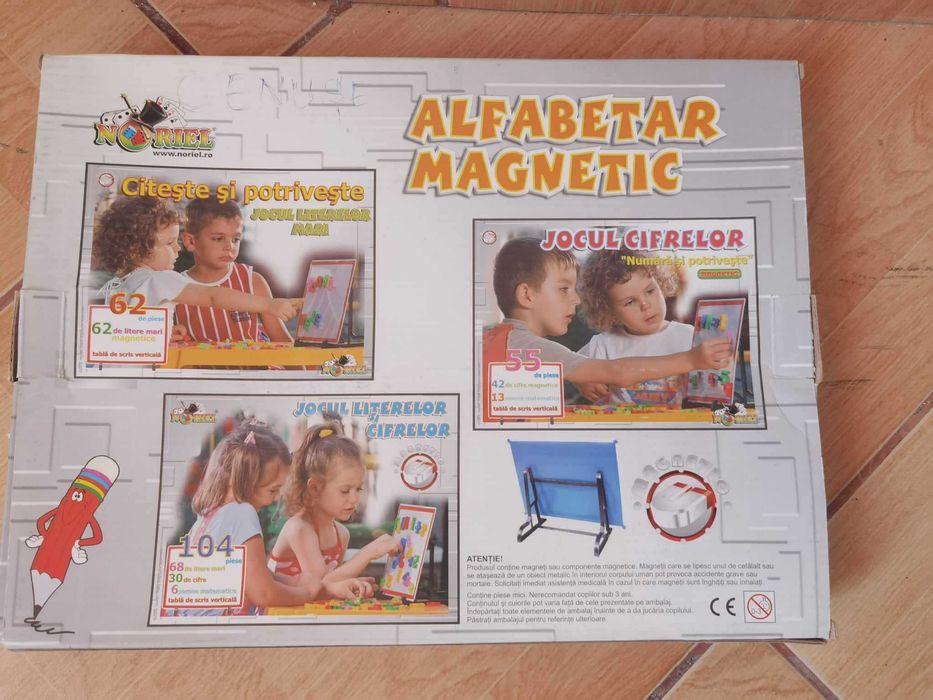 Alfabetar Magnetic , 155 piese, nou