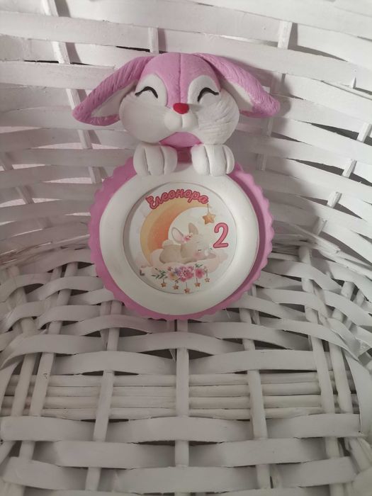 Гипсова фигурка - Зайче