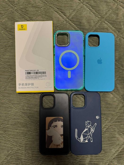 iPhone 12 Pro Max 128gb с протектори и калъфи