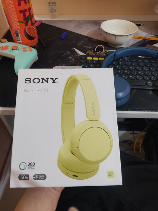 Оригинальный каробка наушника wh ch520 новый