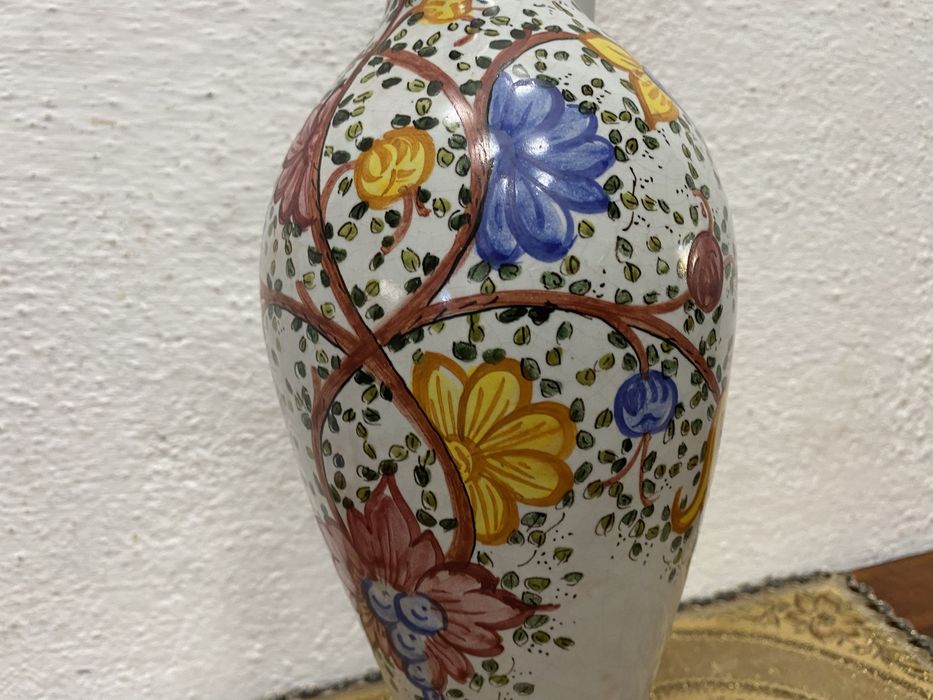 Голяма италианска порцеланова кана - ваза