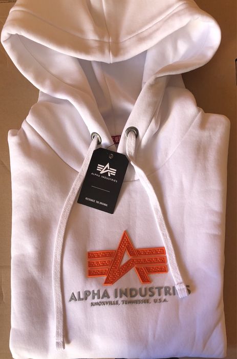 Alpha Industries Basic Hoody Rubber ОРИГИНАЛНИ мъжки суичъри - M