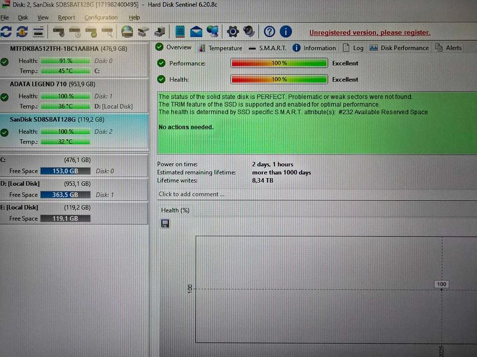 Vand SSD-uri SanDisk/Apacer 256GB si 128GB PC/LAPTOP SATA, 2.5 inch