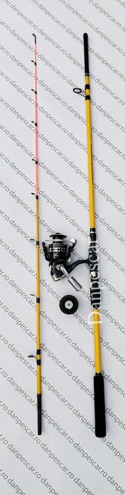SET 4 Lansete PROFL DUAL FORCE Feeder 2,10m+4 Mulinete SAIMINO X4000