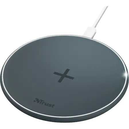 Incarcator wireless Trust QYLO, fast charging, negru - ideal cadou