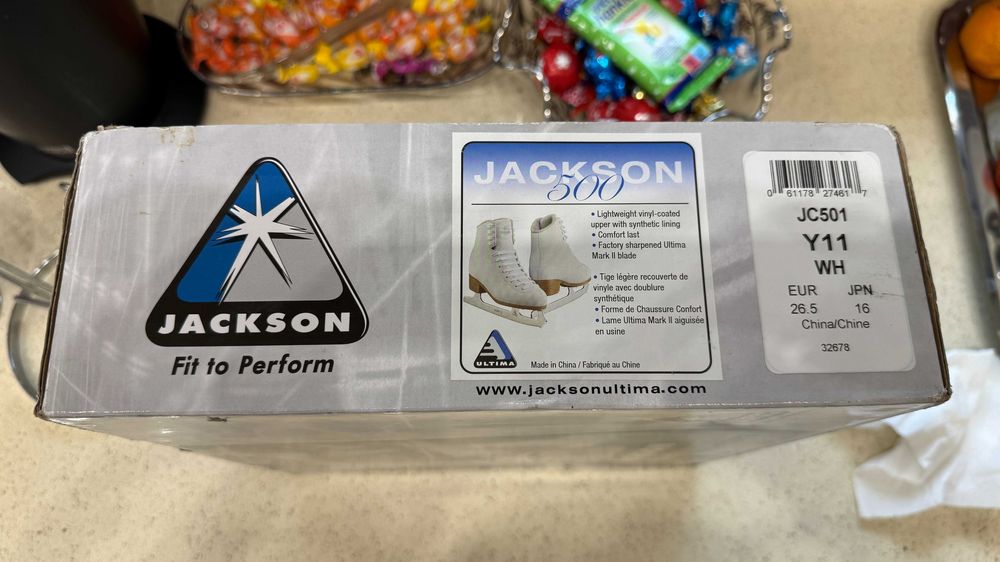 Patine copii Jackson Ultima 500, mărime 26.5 (Y11), lamă Mark II
