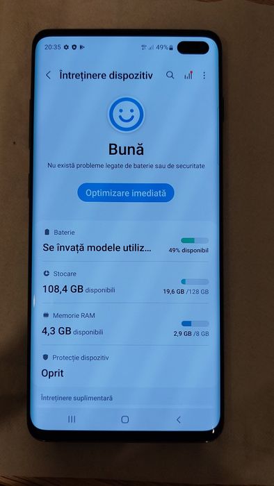 Samsung S10 128Gb, 8Gb ram