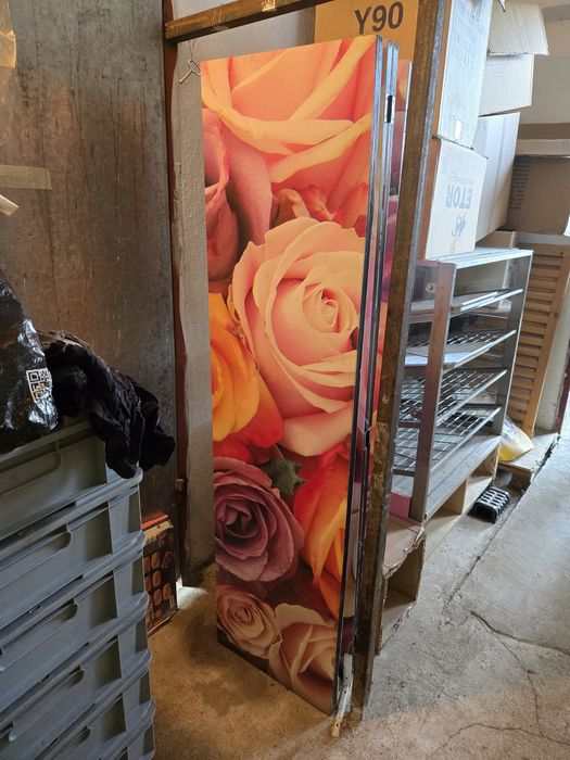 Параван пастелни рози