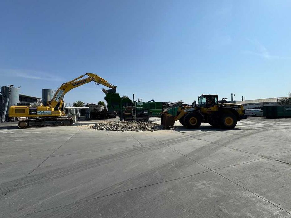 Inchiriem CONCASOR,Vola,Trommel (ciur rotativ) si Excavator