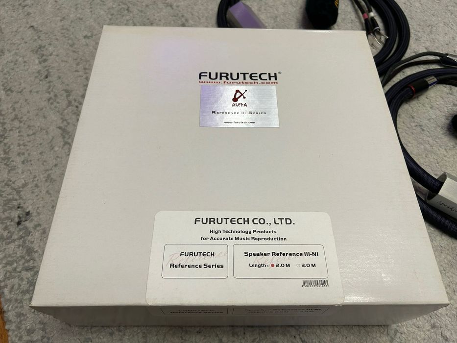 FURUTECH Speaker Reference III - cabluri boxe Made in Japan 2m x 2