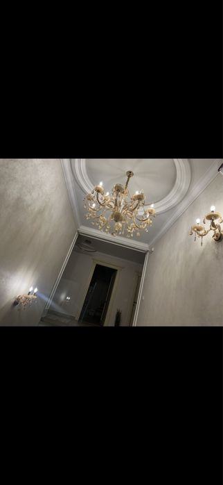 Candelabru lustra cristal si aplici