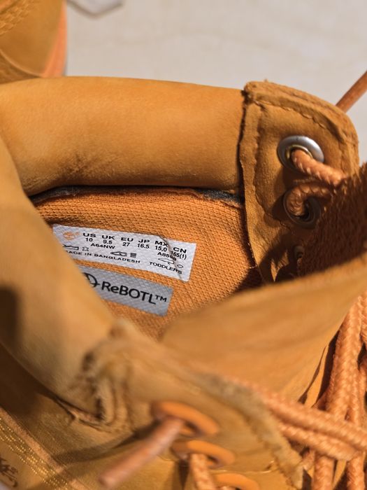 Ghete/ bocanci copii Timberland portocaliu marime 27- ediție limitată!