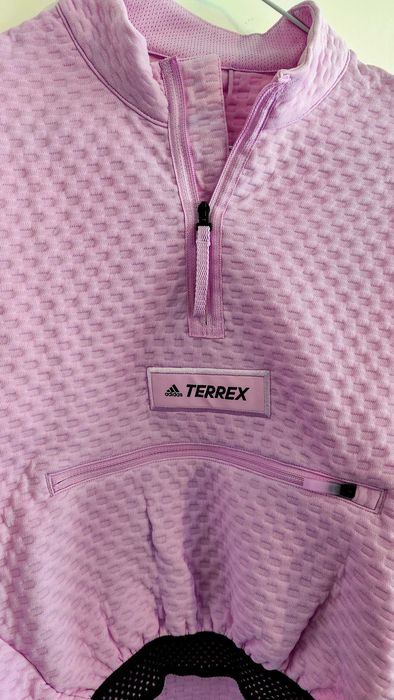 Adidas Terrex 1/4, дамска блуза за хайкинг, S, Оригинална от Англия