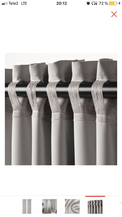 Шторы Икеа затемняющие