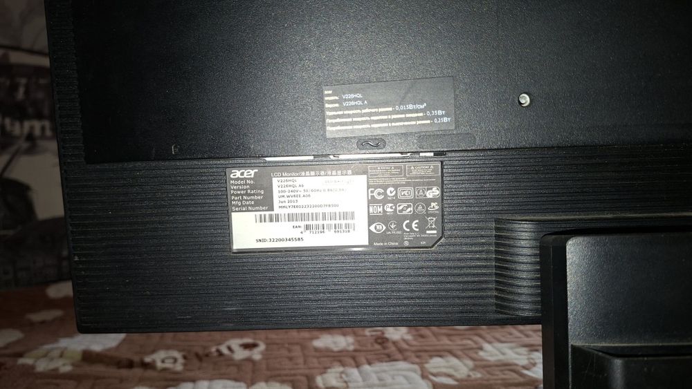 Монитор Acer рабочий