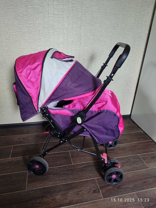 Коляска для девочки Прего
