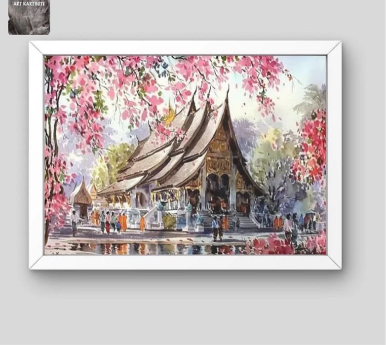 Картини за рисуване  по номера на едро