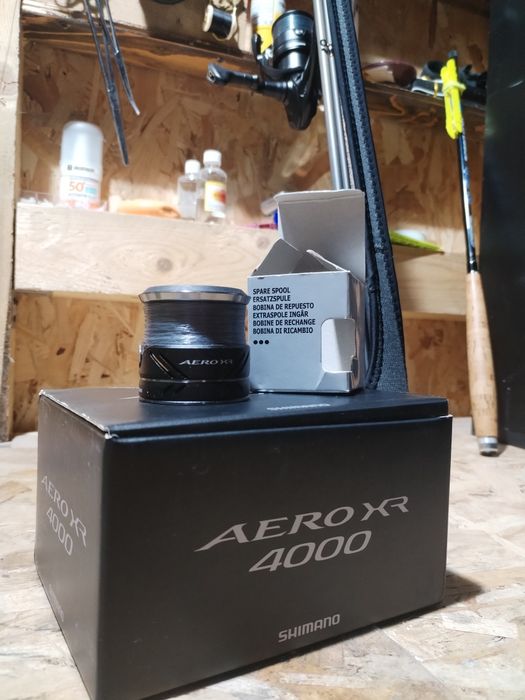 Lanseta feeder benzar concourse, mulineta Shimano aero xr 4000