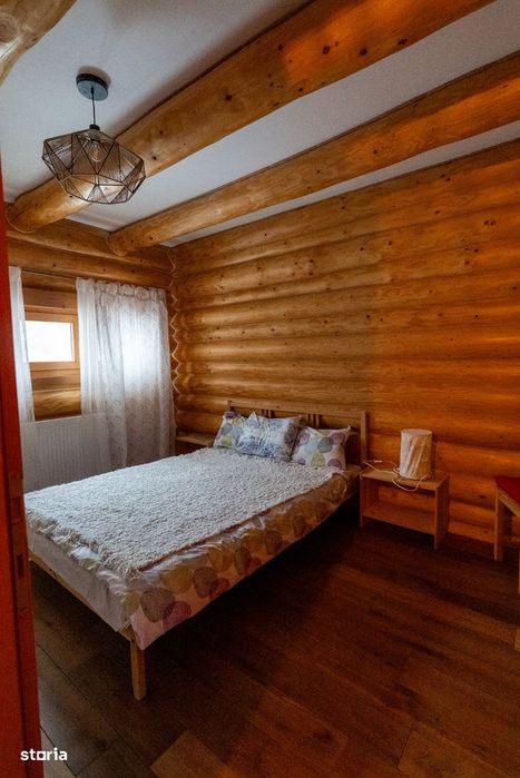 Casă premium din buștean,construită cu responsabilitate – 980 mp teren