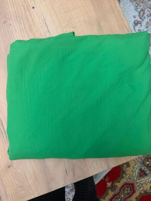 Зеленый фон для съемок хромакей