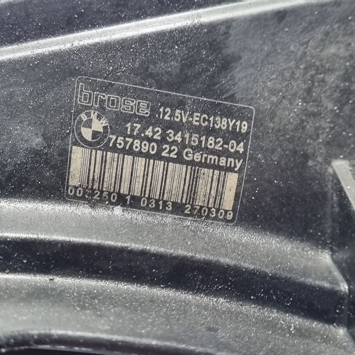 Electroventilator BMW X3 E83 Facelift 2.0 D 2006 - 2010 177CP Automata (1402) Diesel ...