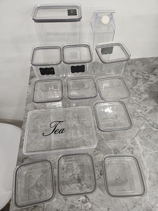 Recipiente organizare bucătărie