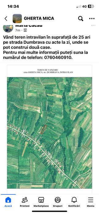 Vand teren extravilan lazuri