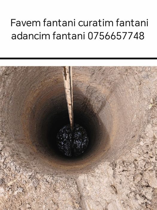 Curatim fântâni adâncime fântâni