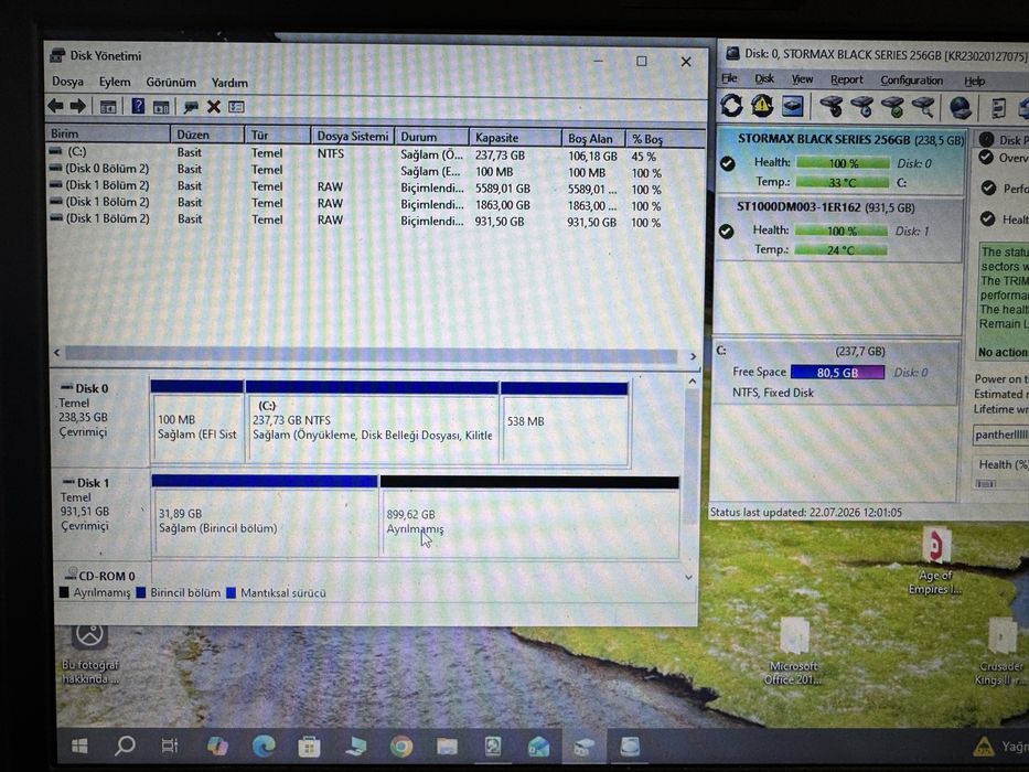 HDD 3.5  1TB  2TB  3TB 4TB  _%100 ZDRAVO