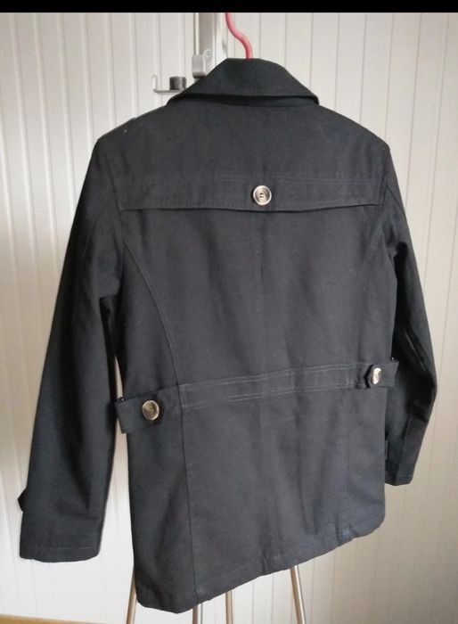 Haină primăvară culoare neagră - MODEL