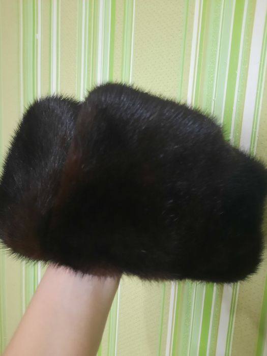 Ушанка норковая мужская