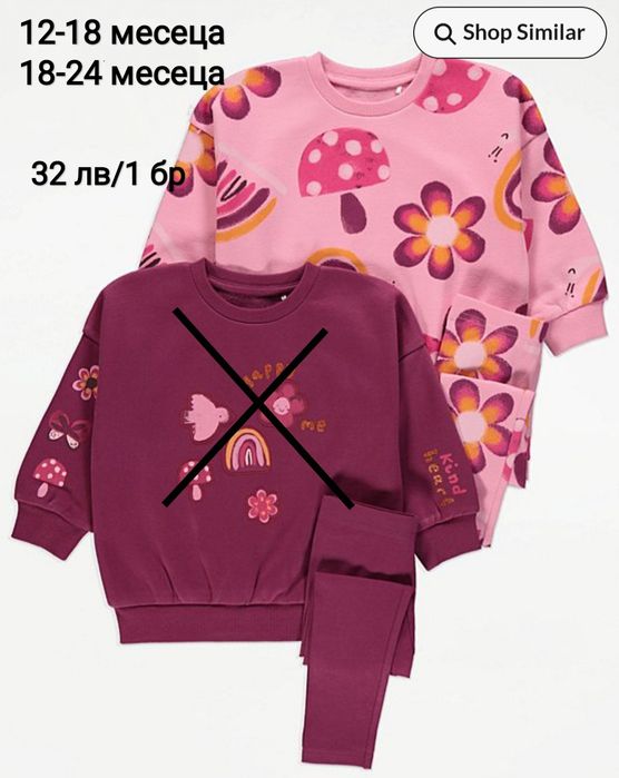 Дрешки за момиченца, размер  18-24 месеца