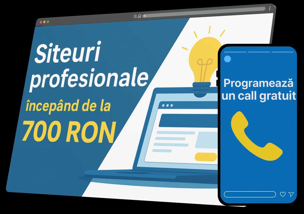 Creare site de prezentare / magazin online