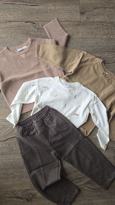 3-4год 104см пуловери Zara и жилетка Zara и Timberland